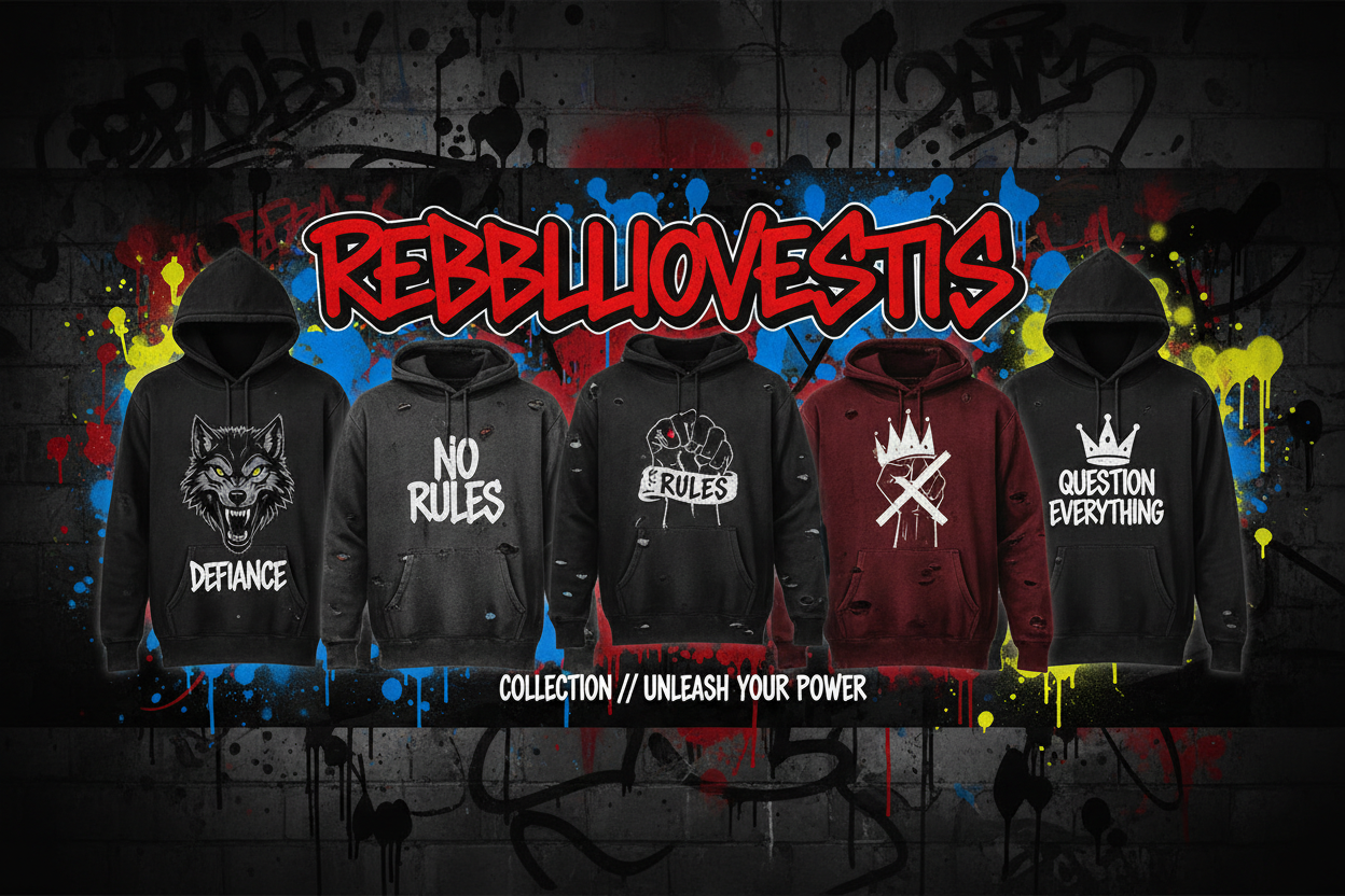 Rebellious Streetwear Hoodies