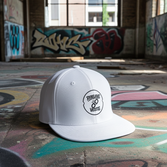 REBELLIOVESTIS Logo Snapback Hat | Rebellious Streetwear Cap