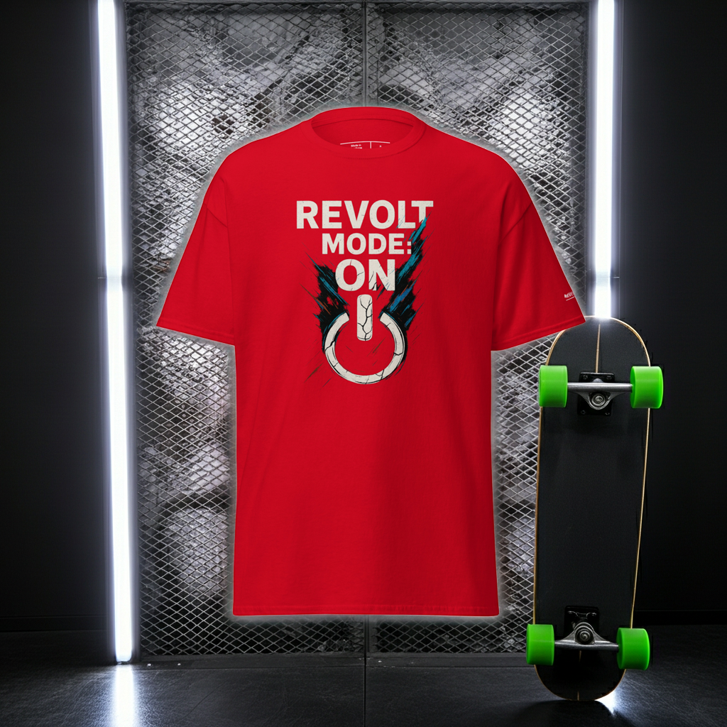REVOLT MODE Graphic Tee - Rebellious Streetwear T-Shirt
