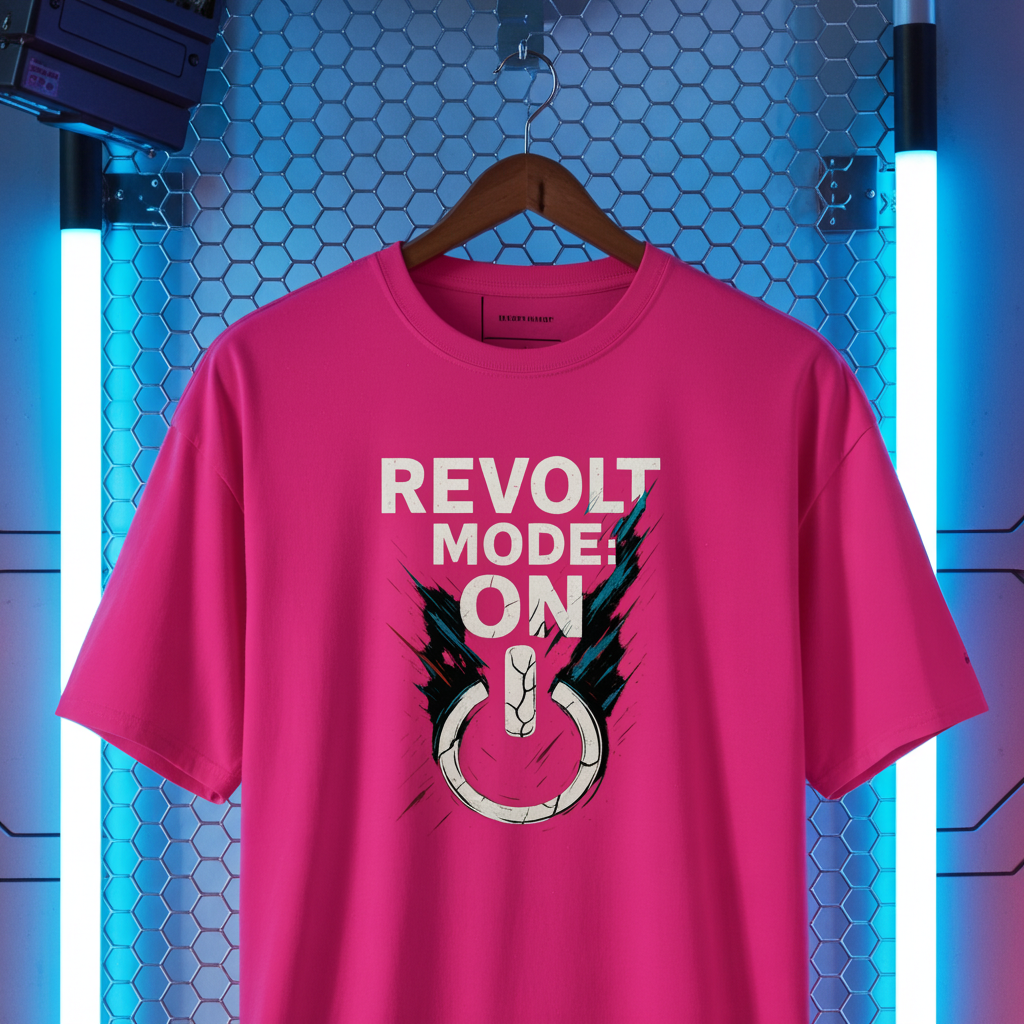 REVOLT MODE Graphic Tee - Rebellious Streetwear T-Shirt