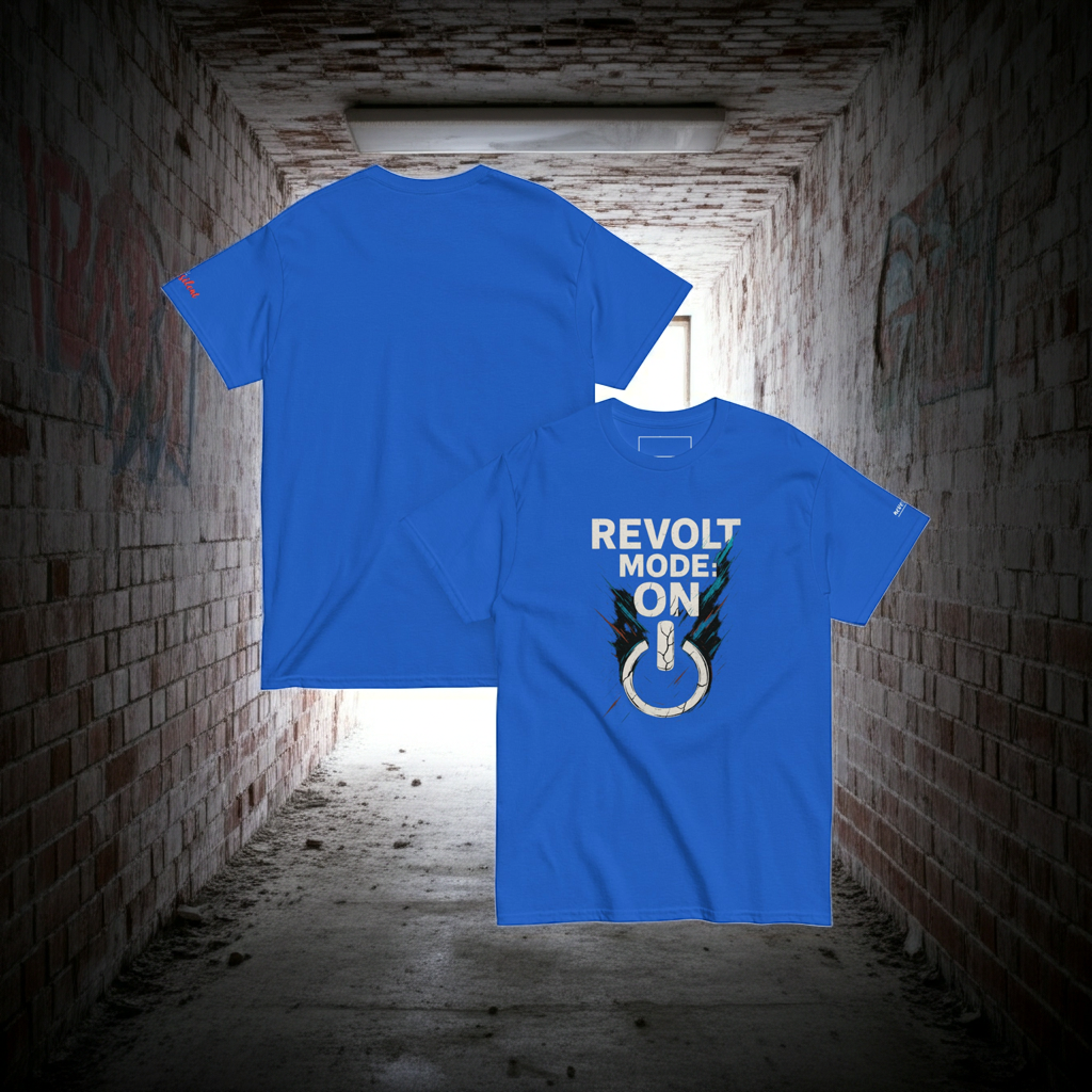 REVOLT MODE Graphic Tee - Rebellious Streetwear T-Shirt