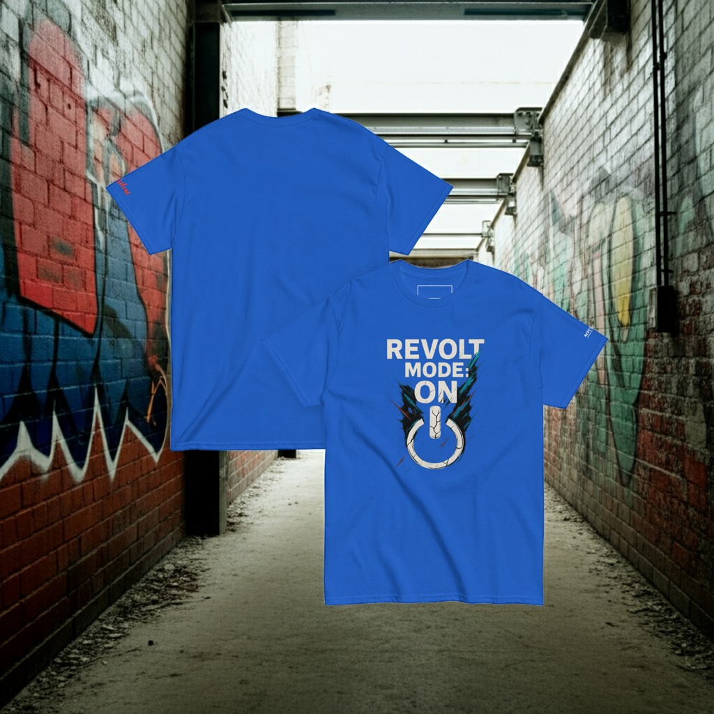 REVOLT MODE Graphic Tee - Rebellious Streetwear T-Shirt