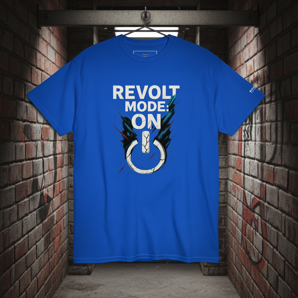 REVOLT MODE Graphic Tee - Rebellious Streetwear T-Shirt