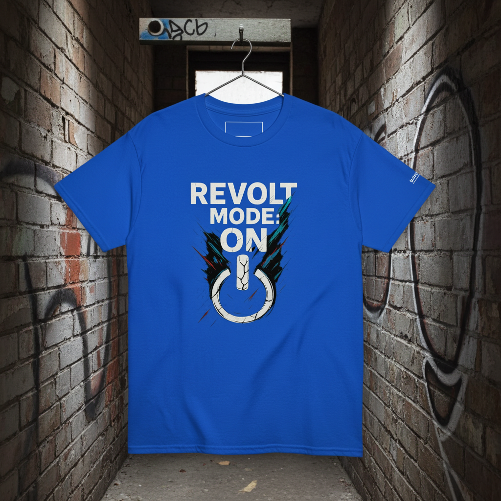 REVOLT MODE Graphic Tee - Rebellious Streetwear T-Shirt