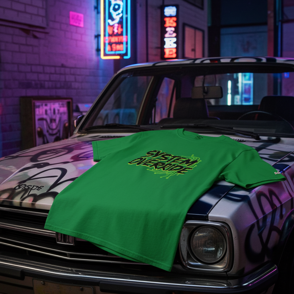 OVERRIDE THE SYSTEM - Rebellious Streetwear T-Shirt